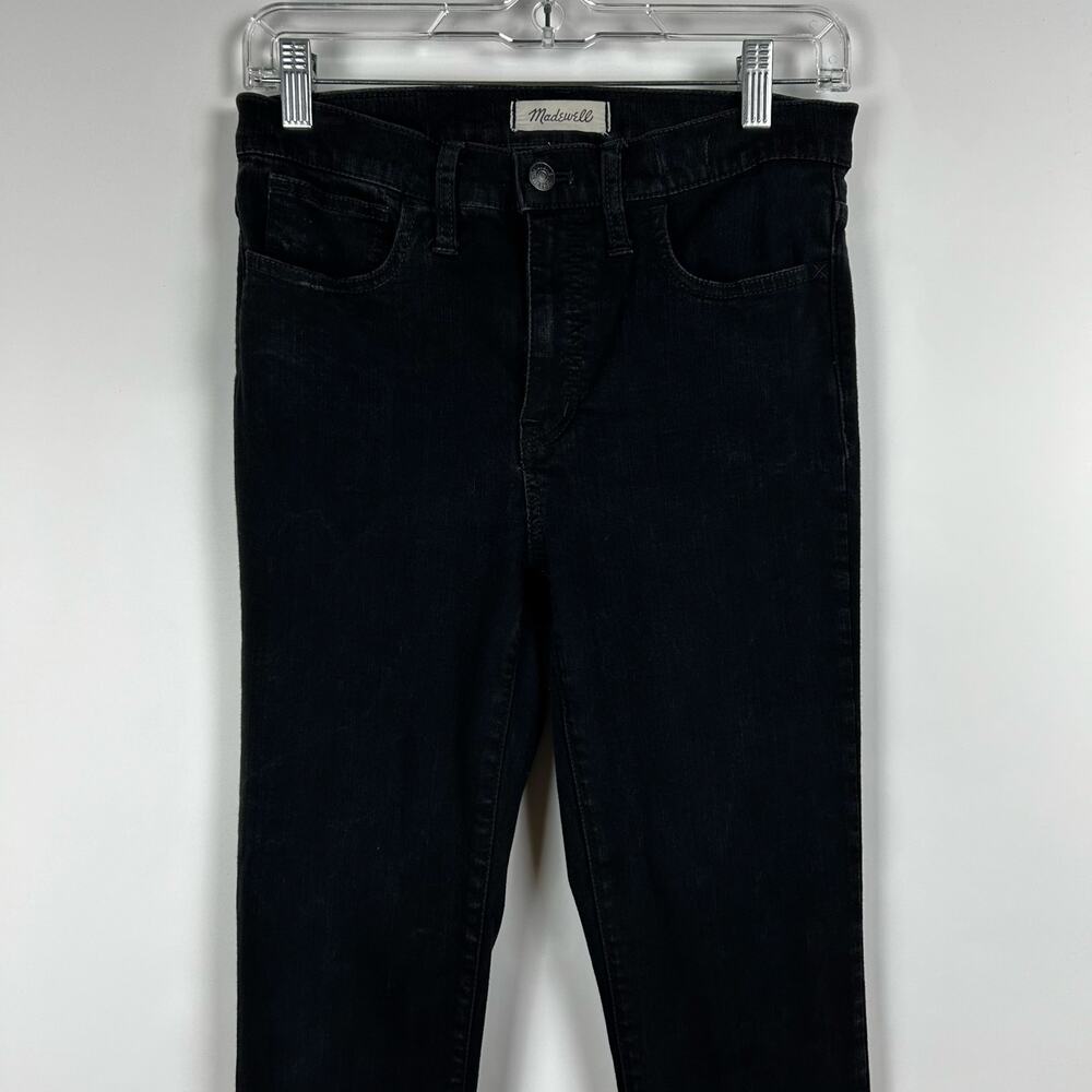 Madewell Roadtripper Jeans Black Ankle Skinny Lightweight Stretch Womens Size 27 - Picture 4 of 12